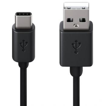 Кабель USB 2.0 1м AM-TypeC Red line для подключения портативных устройств и периферии черный