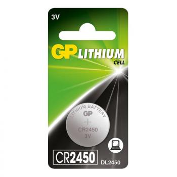 Батарейка  CR2450 бл/1шт GP Lithium