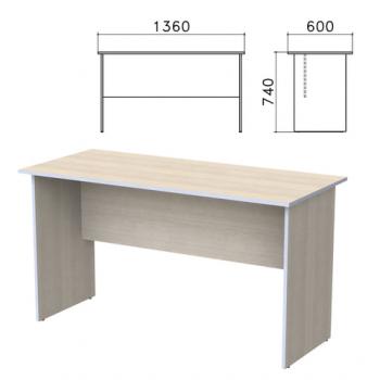 Стол письменный 1360х600х740мм Бюджет дуб шамони