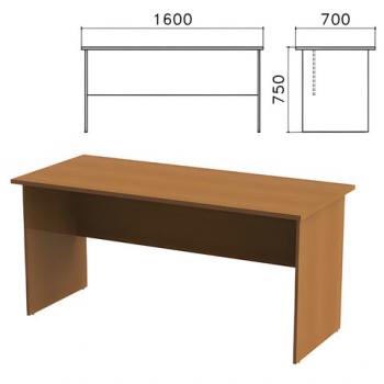 Стол письменный "Монолит", 1600х700х750 мм, цвет орех гварнери