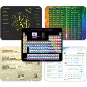 Коврик для мыши 240x190x0,4мм Defender School полипропилен на клейкой основе 5 видов