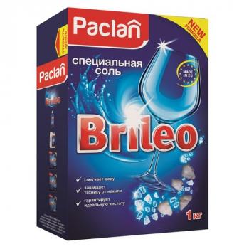 Соль для посудомоечных машин Paclan Brileo 1кг