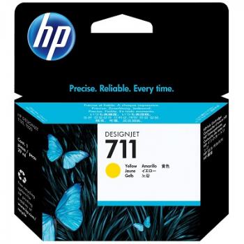 Картридж HP 711 СZ132А желтый для DgnJ Т120/520