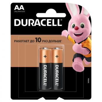 Батарейка LR06 АА (пальчиковая) Duracell Basic алкалиновая 2BL