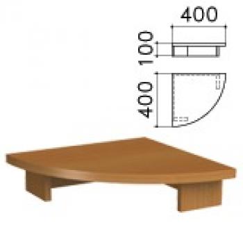 Подставка под монитор Монолит 400х400х100 орех гварнери ПМ03.3