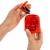 Точилка электрическая двойное лезвие питание от 2 батареек АА Brauberg Red