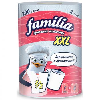 Полотенца бумажные FAMILIA XXL 2сл 1рул,Челябинск