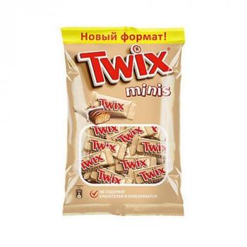 Конфеты шоколадные батончики Twix мини 190г