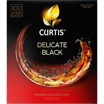 Чай 100пак Curtis черный Delicate Black,мелкий лист