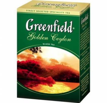 Чай 100гр Greenfield Golden Ceylon черный лист.