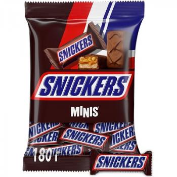 Конфеты шоколадные Minis( Mars, Snickers, Twix)