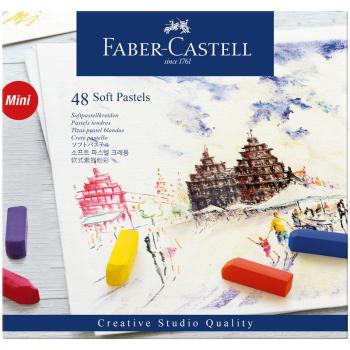 Пастель 48цв Faber-Castell Soft pastels мини картон упак