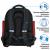 Рюкзак Brauberg Classic легкий каркас премиум материал Motorbike черный 37x32х21см