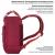 Рюкзак Brauberg Friendly молодежный бордовый 37х26х13см