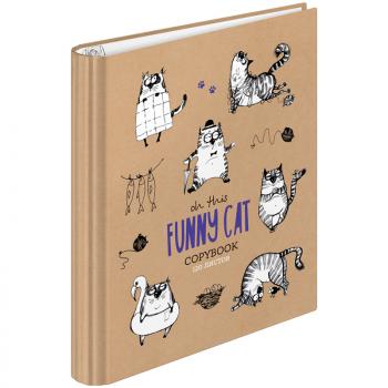 Тетрадь на кольцах А5 120л 7БЦ ArtSpace Рисунки Funny cats глянцевая ламинация