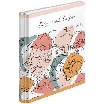 Тетрадь на кольцах А5 120л 7БЦ ArtSpace Стиль Love and hope глянцевая ламинация