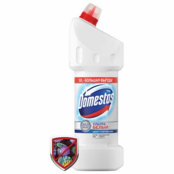 Средство для уборки туалета 1,5 л, DOMESTOS (Доместос) "Эксперт сила 7", "Ультра Белый" 