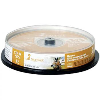 Диск CD-R Smart Track 700Mb 52x Cake Box (10шт)/4  ST000148