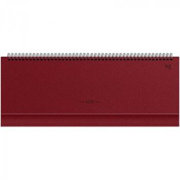 Планинг датированный 2025г., 64л., 330*130мм, балакрон, BG "Ariane. Dark red" 