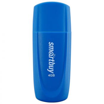 Флеш диск 4GB USB 2.0 Flash Drive синий Smart Buy Scout 