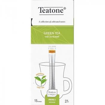Чай 15 стиков Teatone  зеленый