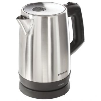 Чайник Sonnen KT-1785, 1,7 л, 2200 Вт, закрытый нагревательный элемент, нержавеющая сталь, 453420
