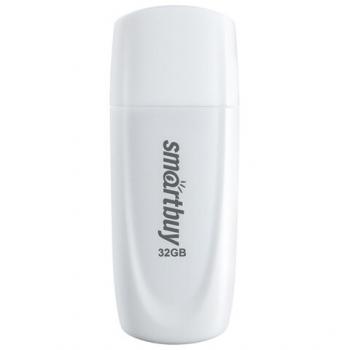 Флеш-диск 32 GB SMARTBUY Scout USB 2.0, белый