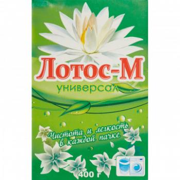 Порошок стиральный 400гр универсал Лотос-М