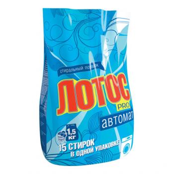 Порошок стиральный автомат 1,5кг Лотос PRO