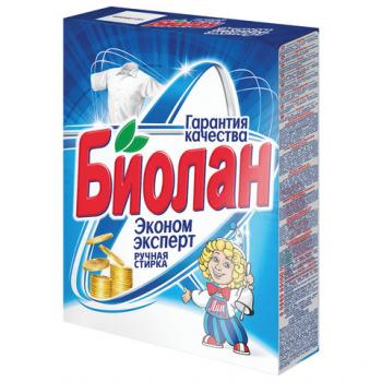 Порошок стиральный 350гр ручная стирка Биолан Эконом Эксперт