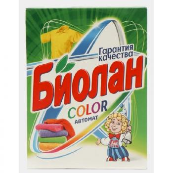 Порошок стиральный 350гр автомат Биолан Color 