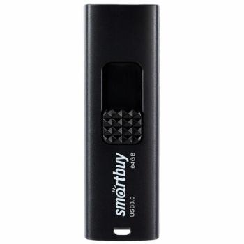 Флеш-диск 64 GB SMARTBUY Fashion USB 3.0, черный